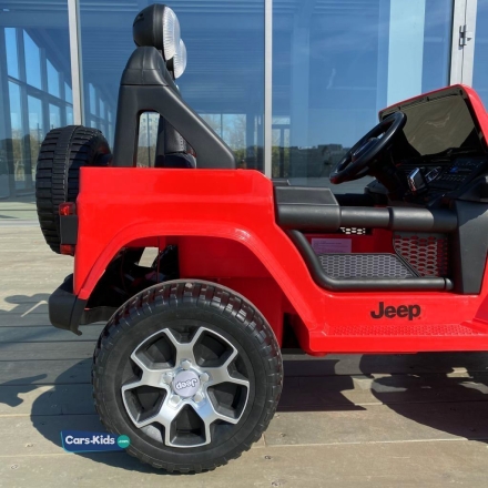 Электромобиль Jeep Rubicon 4WD красный оптом, фото 7