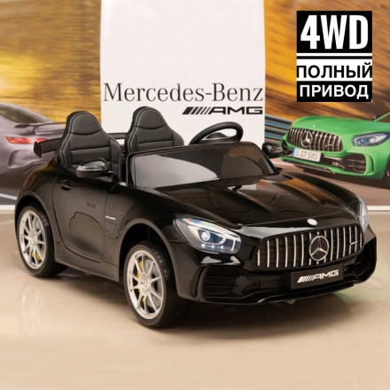 Электромобиль Mercedes-Benz GT R HL289 4WD черный оптом, фото 1