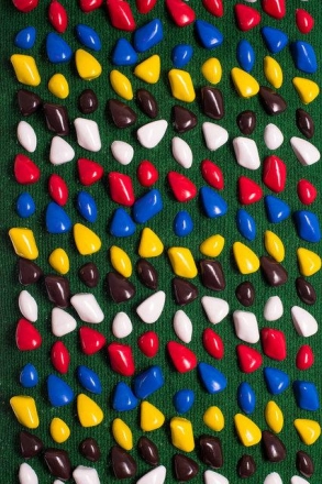 Коврик-дорожка массажный с цветными камнями (100x40 см) оптом, фото 3
