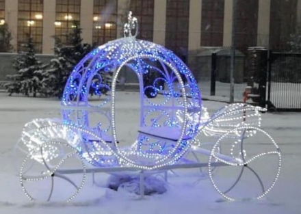 Световая фигура Карета для Золушки 02/038 оптом, фото 2