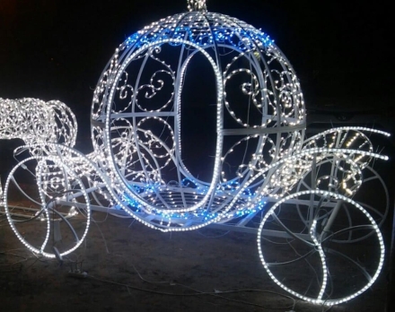 Световая фигура Карета для Золушки 02/038 оптом, фото 3