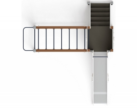 Детская игровая площадка Играйте с нами Эко ДИК 2.01.1.05-02 H=1200 оптом, фото 4