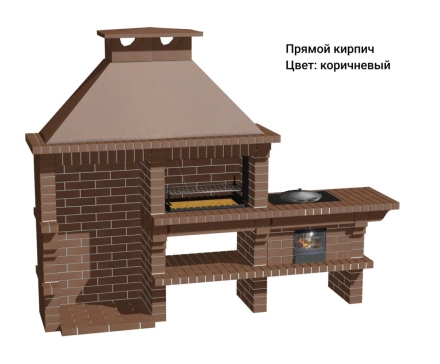 Печь Аристократ 824 Прямоугольный кирпич микс коричневого с желтым оптом, фото 9