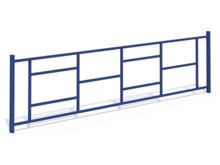 МФ 7.084 Ограждение металлическое прямое 2,5 м. в сборе оптом, фото 6