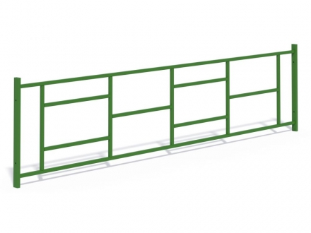 МФ 7.084 Ограждение металлическое прямое 2,5 м. в сборе оптом, фото 8