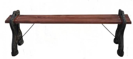 Банкетка чугунная 2,0 м (2 опоры) оптом, фото 4