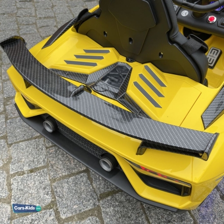 Электромобиль Lamborghini Aventador SVJ A333MP желтый оптом, фото 13