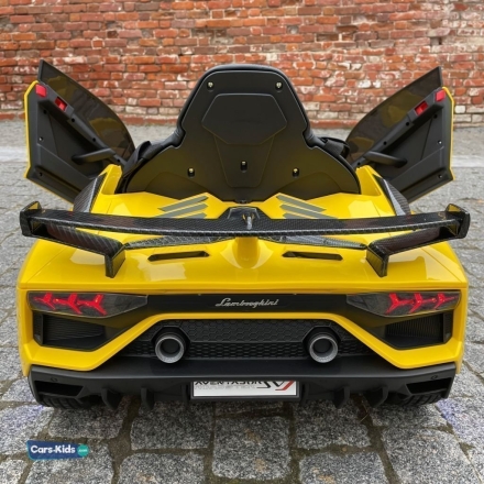 Электромобиль Lamborghini Aventador SVJ A333MP желтый оптом, фото 11