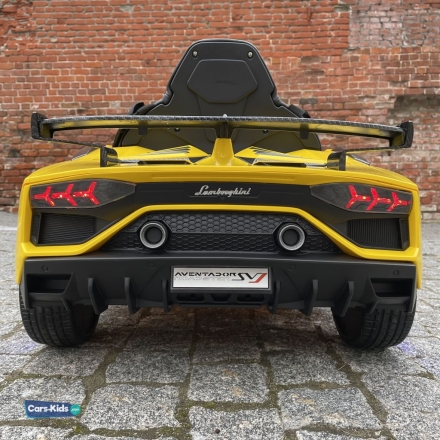 Электромобиль Lamborghini Aventador SVJ A333MP желтый оптом, фото 6