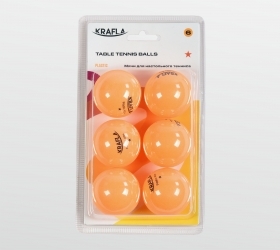 KRAFLA B-OR600 Набор для настольного тенниса (мяч одна звезда 6шт.) оптом, фото 2