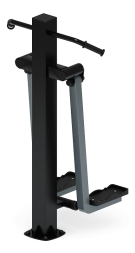 Хипс (серый) - Уличный тренажер - СТ 015-13.П, фото 2 Хипс (серый) - Уличный тренажер - СТ 015-13.П, фото 2