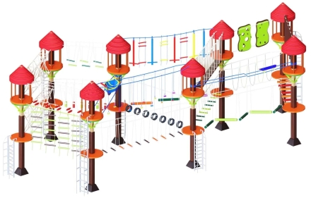 Веревочный парк Долина Гномов оптом, фото 1