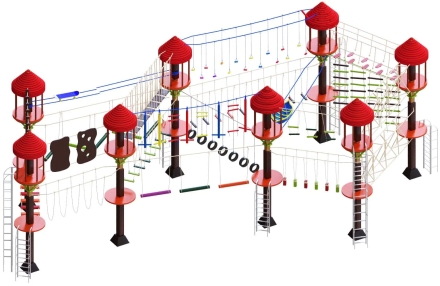 Веревочный парк Долина Гномов оптом, фото 2