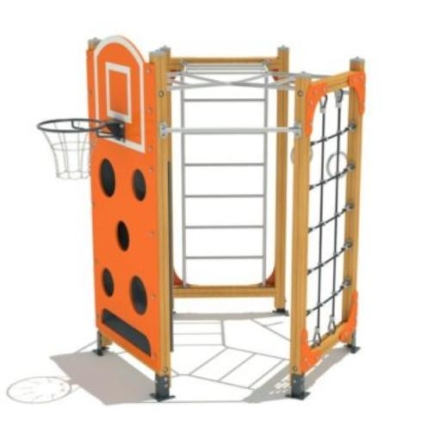 Гимнастический комплекс ДСК-03-2 для уличных спортивных площадок оптом, фото 1