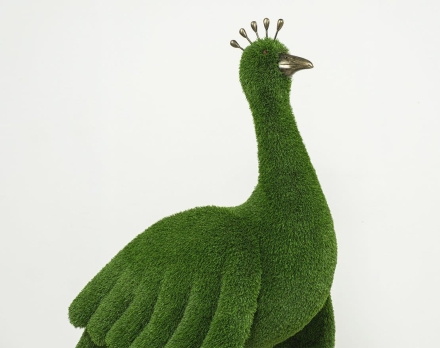 Топиари Павлин зеленый, композиция для клумбы - газон Eco оптом, фото 5