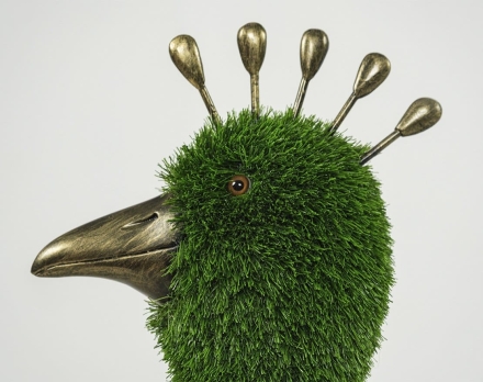 Топиари Павлин зеленый, композиция для клумбы - газон Eco оптом, фото 4