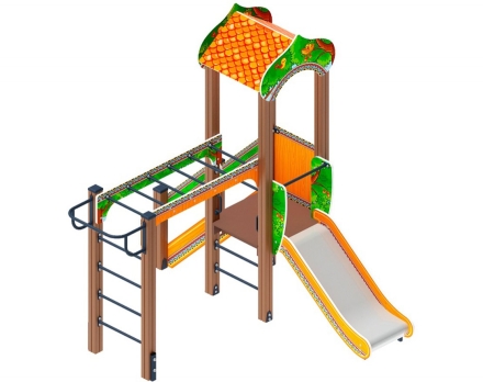 Детская игровая площадка Полянка ДИК 1.16.05-01 Н 750 оптом, фото 4
