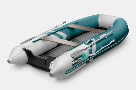 GLADIATOR E 300 S AIR SPORT Морской зеленый-белый моторная лодка ПВХ оптом, фото 2