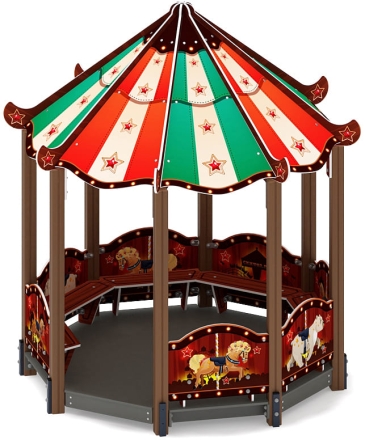 Беседка-пагода Карнавал (Шапито) - МФ 10.22.01-01 оптом, фото 1