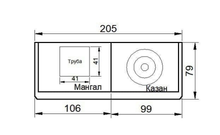 Мангал с казаном Огонек оптом, фото 3