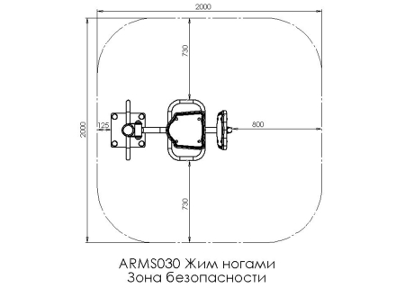 Жим ногами ARMS030 оптом, фото 3