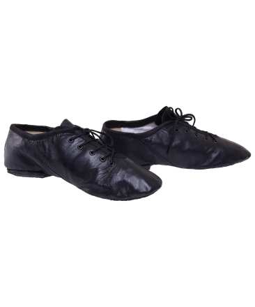 Джазовки детские, кожа, черный оптом, фото 1