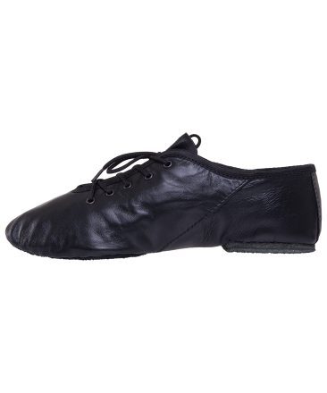 Джазовки детские, кожа, черный оптом, фото 3