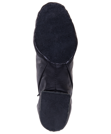 Джазовки детские, кожа, черный оптом, фото 4