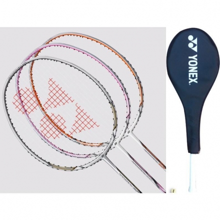 Ракетка бадминтонная Yonex Nanoray 10, графит. стержень, со струнами, мультиколор оптом, фото 1
