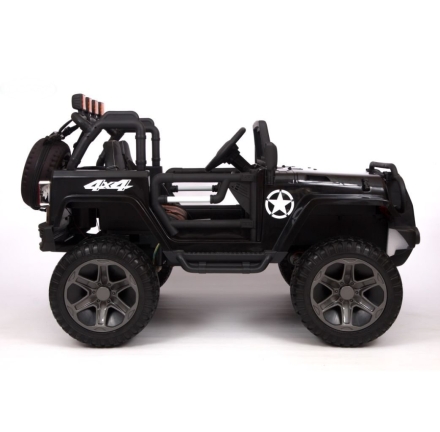 Электромобиль Jeep Wrangler 4WD WXE1688 T555MP черный оптом, фото 5