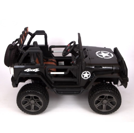Электромобиль Jeep Wrangler 4WD WXE1688 T555MP черный оптом, фото 3