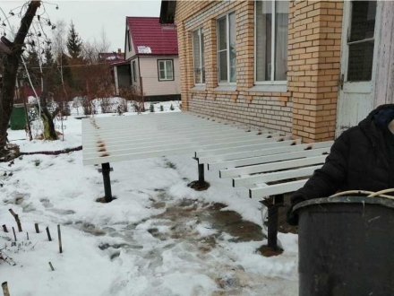 Навес веранда на сваях оптом, фото 5