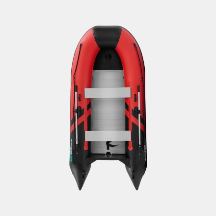 Gladiator B 330 AL LIGHT Красно-черный моторная лодка ПВХ Алюминиевый пайол оптом, фото 1
