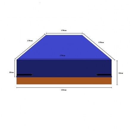 Чехол на песочницу 1,5*1,5 м (EcoTex 400) оптом, фото 1