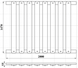 МФ 7.103 Ограждение 1500 мм деревянное декоративное, фото 2