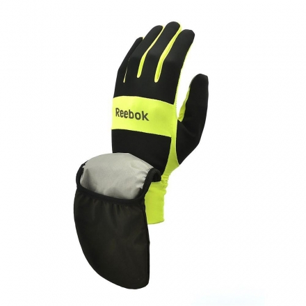 Всепогодные перчатки для бега Reebok размер L, RRGL-10134YL оптом, фото 5