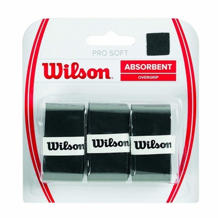 Овергрип Wilson Pro Soft Overgrip, арт. WRZ4040LI, 0,5 мм, размер 2,5см*120см,3 шт, салатовый оптом, фото 1