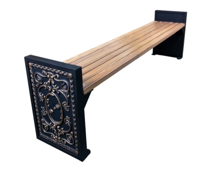 Банкетка Ампир, Лиственница 1,2 м оптом, фото 2