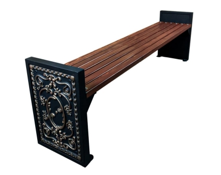 Банкетка Ампир, Лиственница 1,2 м оптом, фото 4