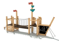 Игровой комплекс ДГ-33 от 3 лет для детской площадки Сосна