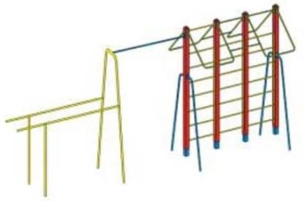 Спортивный комплекс 1 СКС 073 для уличной площадки оптом, фото 1