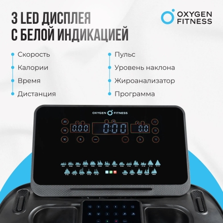 Беговая дорожка полукоммерческая OXYGEN FITNESS ARGON LED PRO оптом, фото 19