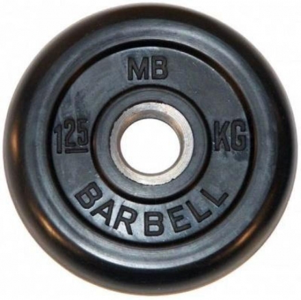 Диск обрезиненный BARBELL MB (металлическая втулка) 25 кг / диаметр 26 мм оптом, фото 1