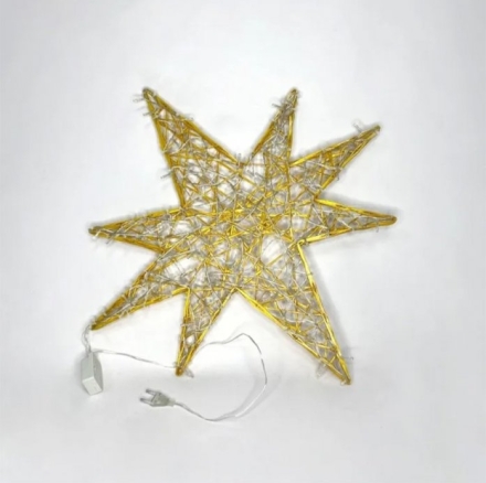 Световая фигура Звезда Рождественская плоская 0,6 м оптом, фото 2
