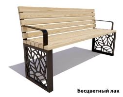 Парковая скамейка Севастополь, Лиственница 1,5 м, фото 2 Парковая скамейка Севастополь, Лиственница 1,5 м, фото 2