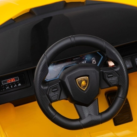 Электромобиль Lamborghini Sian 4WD желтый оптом, фото 12