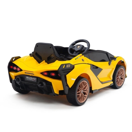 Электромобиль Lamborghini Sian 4WD желтый оптом, фото 9