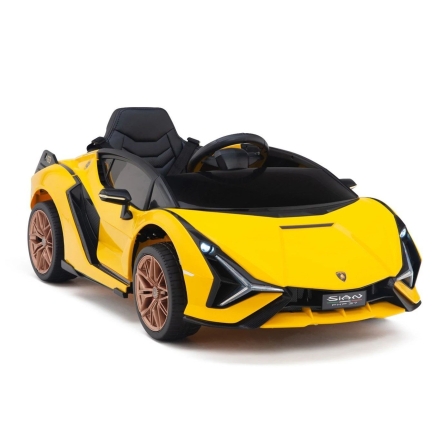 Электромобиль Lamborghini Sian 4WD желтый оптом, фото 5
