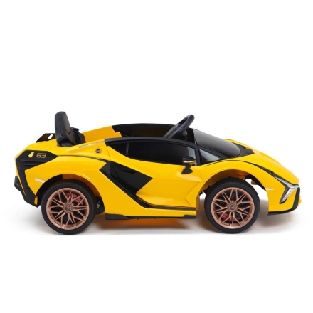 Электромобиль Lamborghini Sian 4WD желтый оптом, фото 6