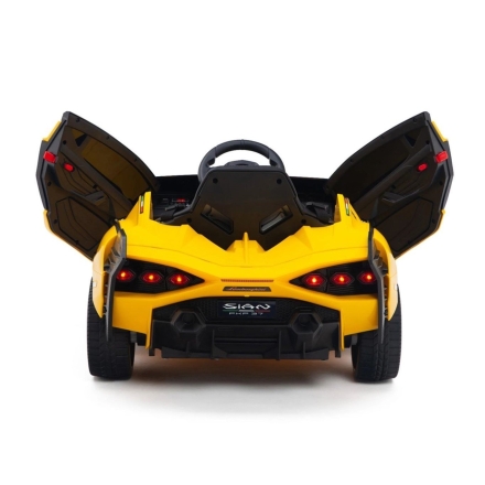 Электромобиль Lamborghini Sian 4WD желтый оптом, фото 4